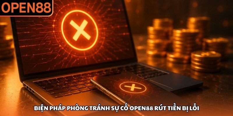 Biện pháp phòng tránh sự cố OPEN88 rút tiền bị lỗi