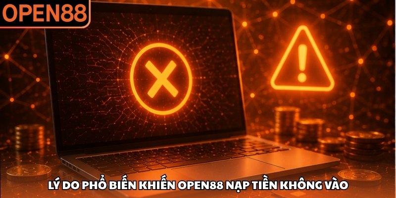 Lý do phổ biến khiến Open88 nạp tiền không vào