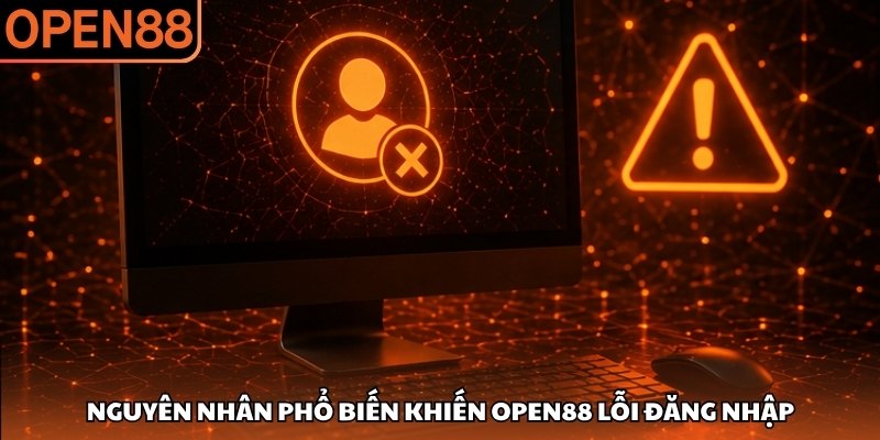 Nguyên nhân phổ biến khiến Open88 lỗi đăng nhập