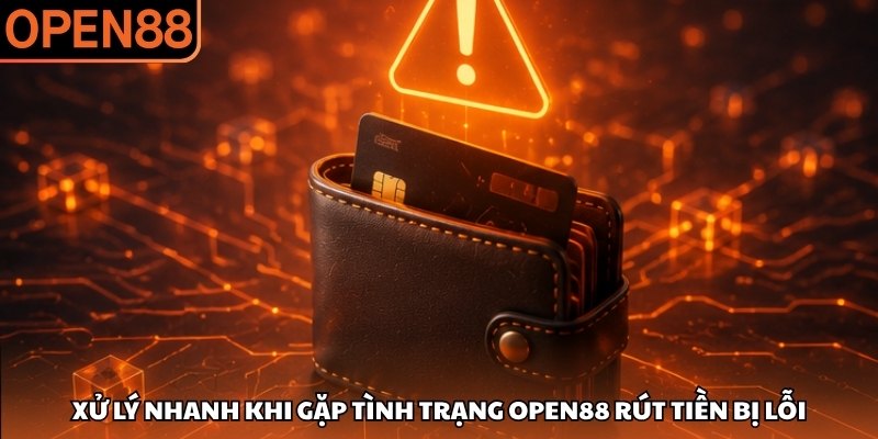 Xử lý nhanh khi gặp tình trạng OPEN88 rút tiền bị lỗi